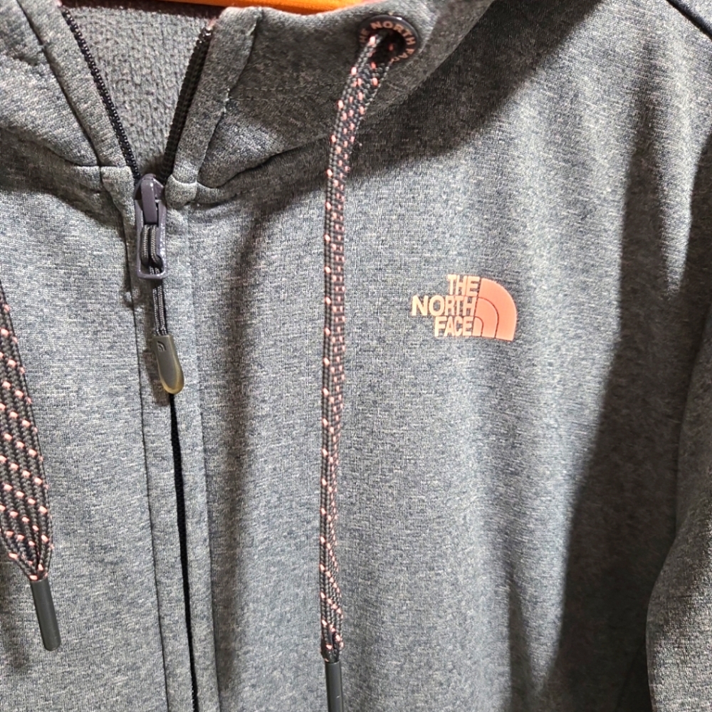 The North Face Gray Jacket with Pink Lining - Picture 2 of 7